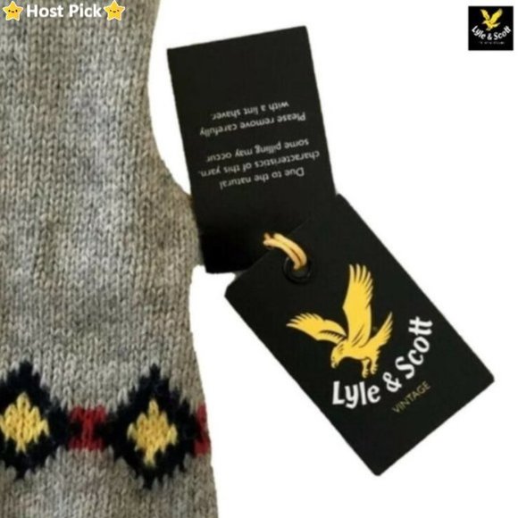 Lyle & Scott Other - ⛔️SOLD⛔️ LYLE&SCOTT Scotland Vtg Merino Wool Scarf